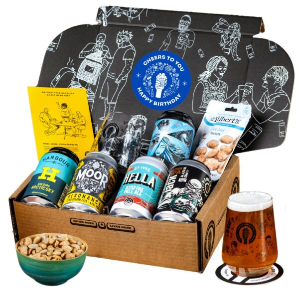 Premium Pale Ale / IPA Happy Birthday Beer Gift Hamper 5x330ml