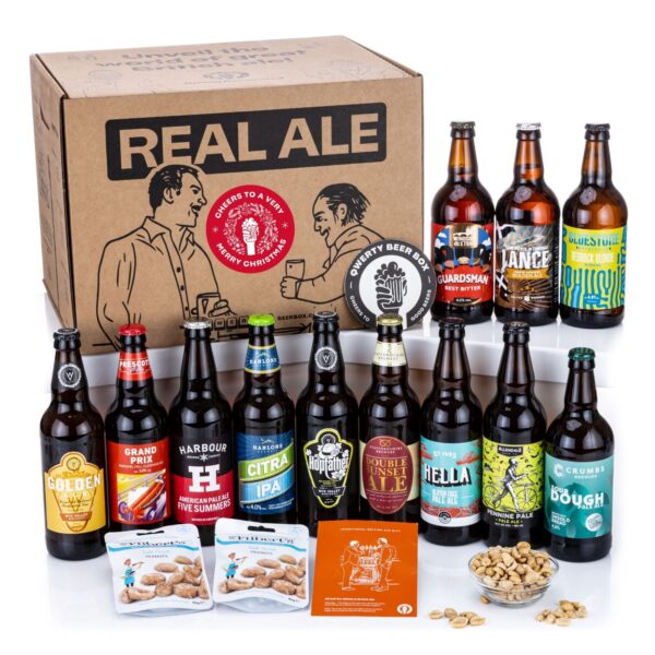 QWERTY Beer Box Merry Christmas Real Ale Beer Gift Experience