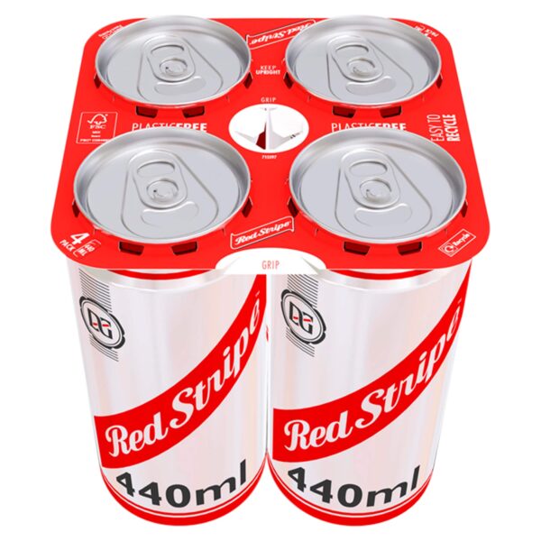 Red Stripe Jamaica Lager Beer 4 x 440ml