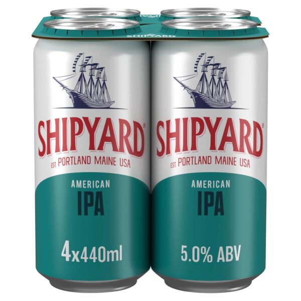 Shipyard American IPA Ale Beer Bottle 4X440ml