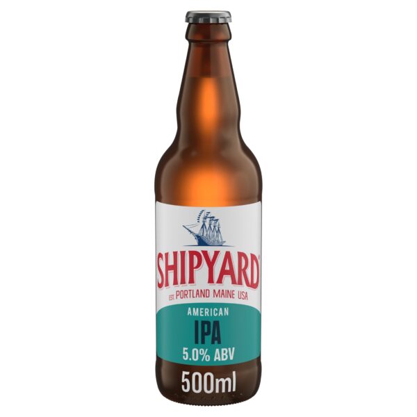 Shipyard American IPA Ale Beer Bottle 500ml