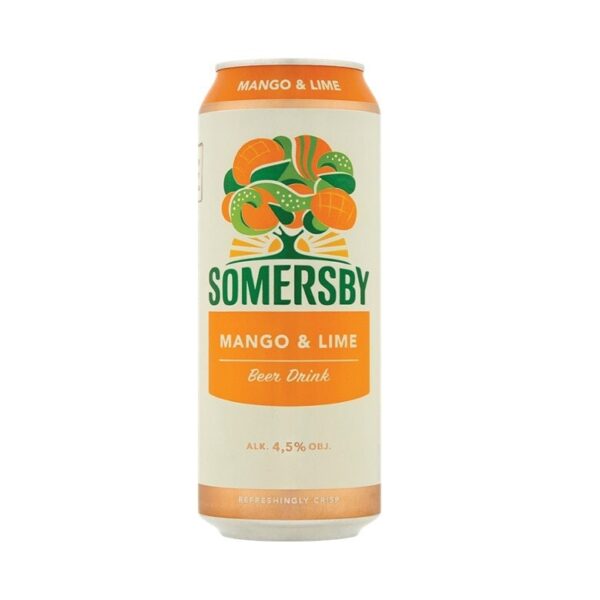 Somersby Mango & Lime Flavour Beer 24 x 500ml