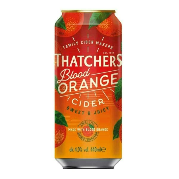 Thatchers Blood Orange Cider 24x 440ml Cans