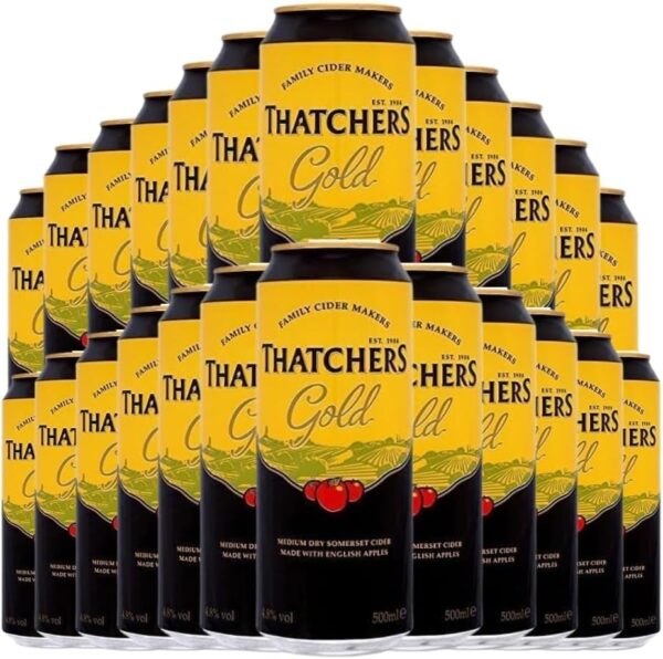 Thatchers Gold Somerset Cider 24 x 500ml