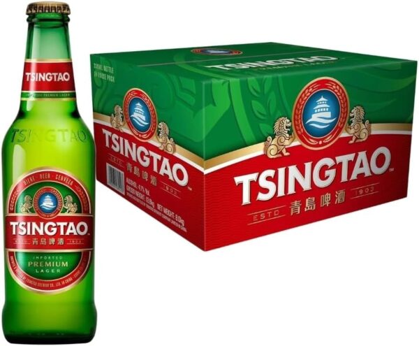 TsingTao Premium Chinese Lager 24 x 330ml Bottles