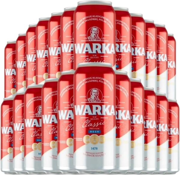 Warka Classic Polish Lager 24 x 500ml cans