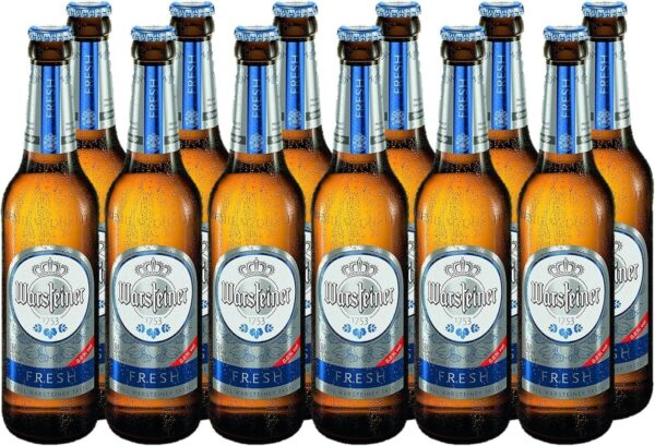 Warsteiner Fresh Zero Percent German Beer 12 x 330ml
