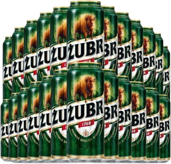 Zubr Imported Polish Lager 24 x 500ml cans