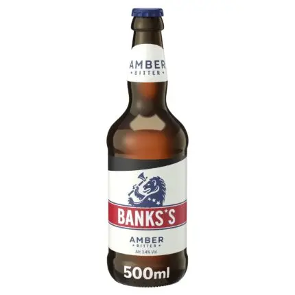 Bankss Amber Ale Beer Bottle 500ml