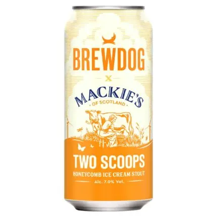 BrewDog Mackies Two Scoops Honeycomb Ice Cream Stout 440ml