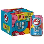 Brooklyn Brewery Pulp Art Hazy IPA 4 6 Beer Cans 4x330ml