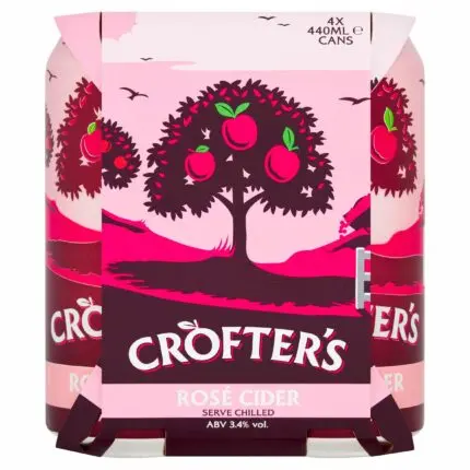 Crofters Rose Cider 4x440ml