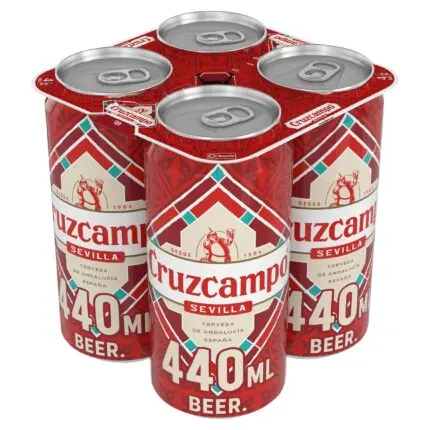 Cruzcampo Sevilla Lager Beer 4X440ml
