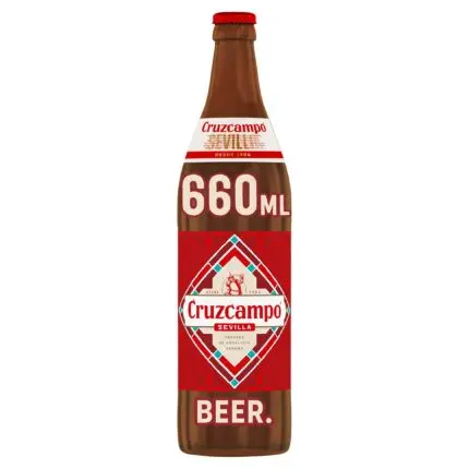 Cruzcampo Sevilla Lager Beer 660Ml