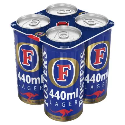 Fosters Lager Beer Can 4x440ml