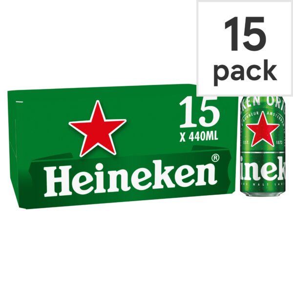 Heineken Lager Beer Can 15x440ml