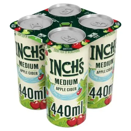 Inchs Medium Apple Cider Can 4x440ml