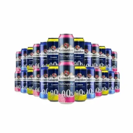 Kaiserdom Alcohol Free 0 0 Lagers Mixed Case LemonPink GrapefruitLager 24 X 500ml