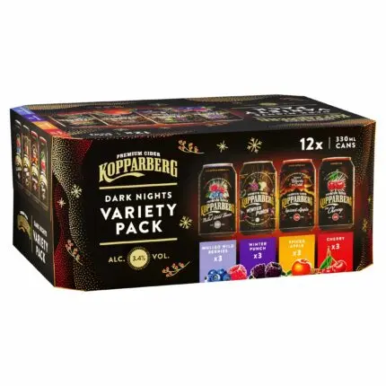 Kopparberg Dark Nights Variety Pack Cider 12 X 330ml
