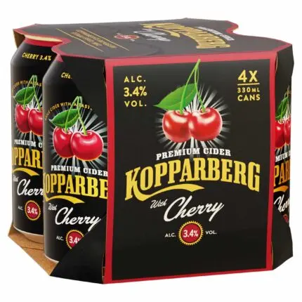 Kopparberg Premium Cider Cherry 4 X 330ml