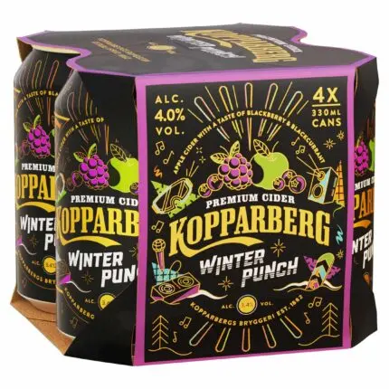 Kopparberg Premium Cider Winter Punch 4 X 330ml