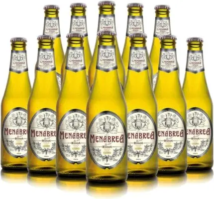 Menabrea Birra Bionda Italian Lager 12 X 330ml