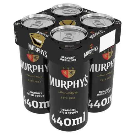 Murphys Draught Irish Stout Can 4x440ml