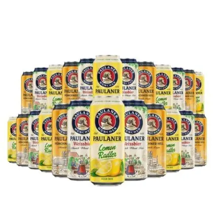 Paulaner Beers Mixed Case Lemon Radler Munich Lager Weissbier 24 X 500ml