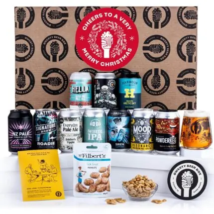 QWERTY Beer Box Merry Christmas Pale Ale IPA Beer Gift Hamper