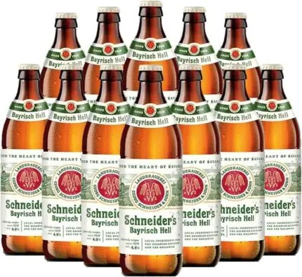 Schneider Weisse Bayrisch Hells German Lager 12 X 500ml
