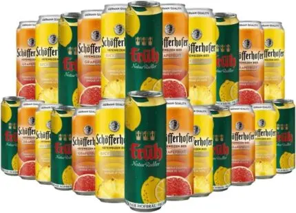 Schofferhofer And Fruh Radlers Mixed Case Grapefruit Pineapple And Lemon 24 X 500ml