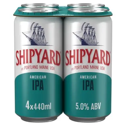 Shipyard American IPA Ale Beer Bottle 4X440ml