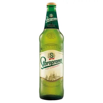 Staropramen Premium Czech Style Pilsner Lager Beer Bottle 660ml