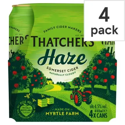 Thatchers Haze Cider 4X440ml Can