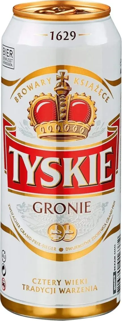 Tyskie Pils Gronie Beer From Poland 5 2 24 X 500ml