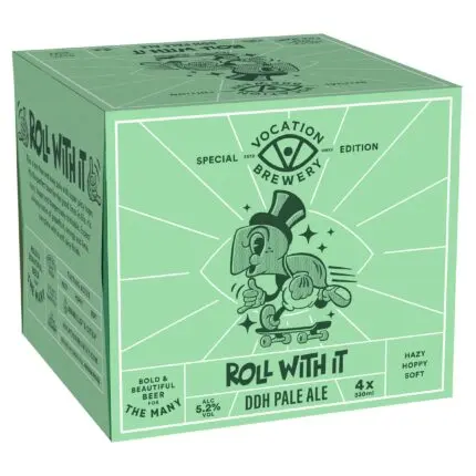 VOCATION BREWERY Roll With It DDH Pale 4 X 330ml