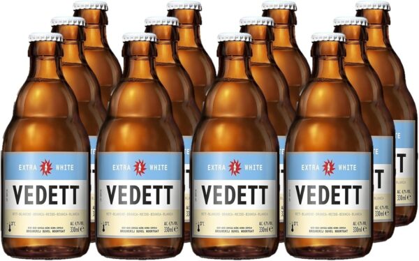 Vedett Extra White Belgian Lager 12 x 330ml Bottles