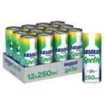 Absolut Vodka Sprite 12 X 250ml Cans