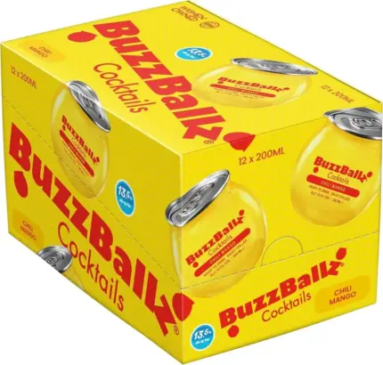 BUZZBALLZ COCKTAILS Chili Mango 12 X 200ml 13 5 Percent Alcohol