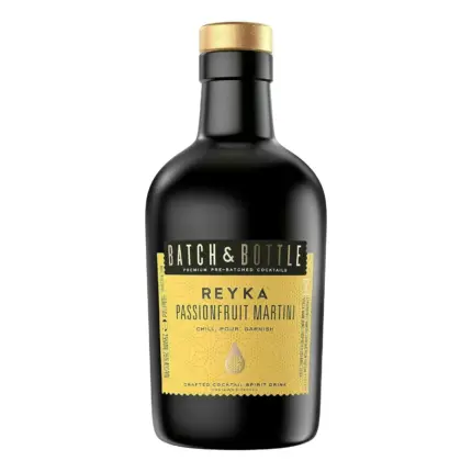 Batch Bottle Reyka Icelandic Vodka Passionfruit Martini Ready To Drink Cocktail 50cl