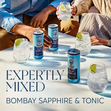 Bombay Sapphire Gin Tonic Ready To Drink 250ml 2