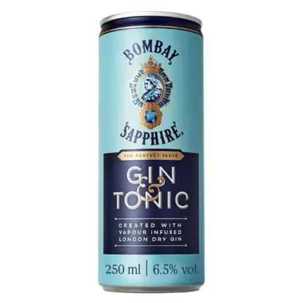 Bombay Sapphire Gin Tonic Ready To Drink 250ml