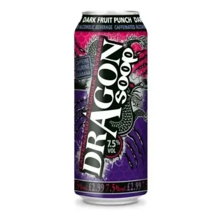 Dragon Soop Dark Fruit PMP Cans 8 X 500ml Case