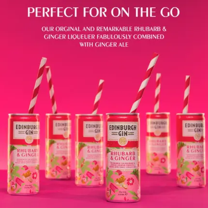 Edinburgh Gin Rhubarb Ginger Gin Liqueur 250ml 2