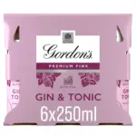 Gordons Pink Gin Tonic Original 6x250ml 2