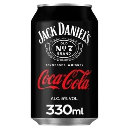 Jack Daniels Coca Cola Cans 12 X 330ml Case