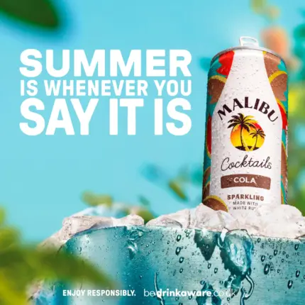Malibu Cola Ready To Drink Premix 250ml 2