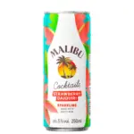 Malibu Sparkling Strawberry Daiquiri Pre Mixed Ready To Drink Cocktail 250mL 5
