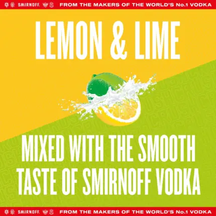 SMIRNOFF CRUSH LEMON AND LIME 440ML 2