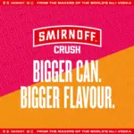 SMIRNOFF CRUSH MANGO AND PEACH CAN 440ML 4